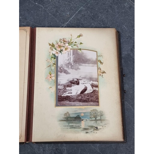 647 - CARTE DE VISITE: quantity in 2 period albums: plus snapshot album, Switzerland. (3)... 