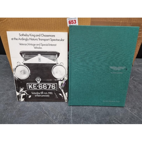 653 - AUTOMOBILIA: a collection of approx 60 catalogues for specialist and general vehicle auctions, ... 