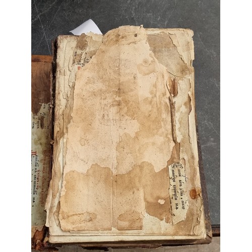 265 - ARMENIAN TEXT: an unidentified Armenian book, likely early 19th century, defective and damp sta... 