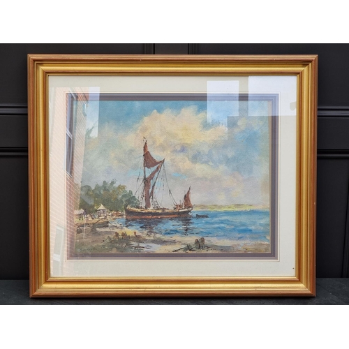 1111 - Steven Robert T..., 'Pin Mill, Suffolk', indistinctly signed, further inscribed verso, watercolour a... 