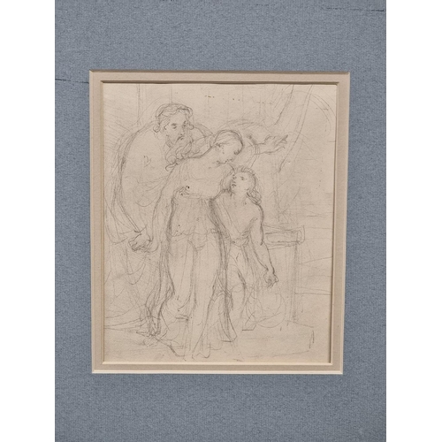 1107 - Manner of Sir Edwin Landseer, a folio of pencil sketches, largest approx 20 x 17cm, each mounted. (1... 