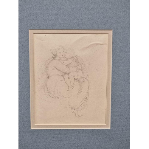 1107 - Manner of Sir Edwin Landseer, a folio of pencil sketches, largest approx 20 x 17cm, each mounted. (1... 