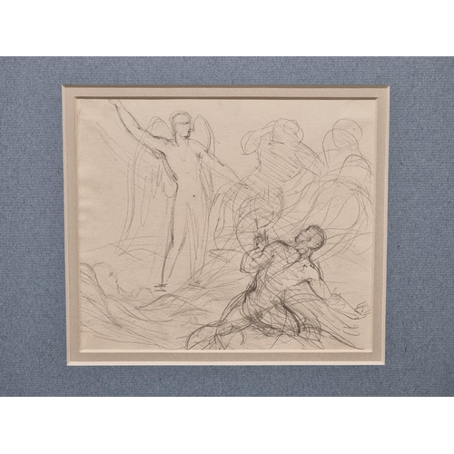 1107 - Manner of Sir Edwin Landseer, a folio of pencil sketches, largest approx 20 x 17cm, each mounted. (1... 