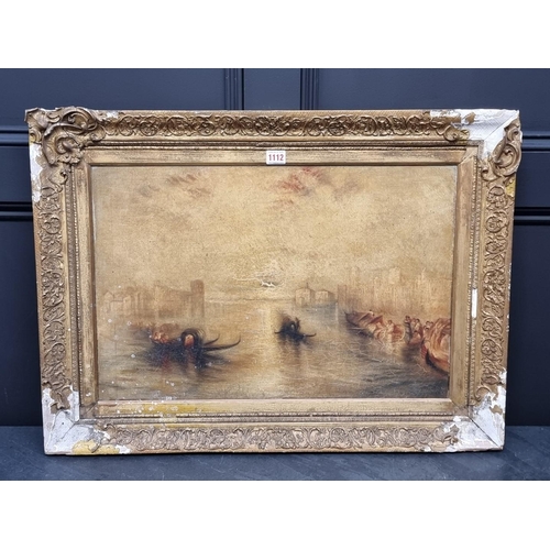 1112 - Manner of J.M.W. Turner, The Grand Canal, Venice, oil on canvas, 39 x 59.5cm.