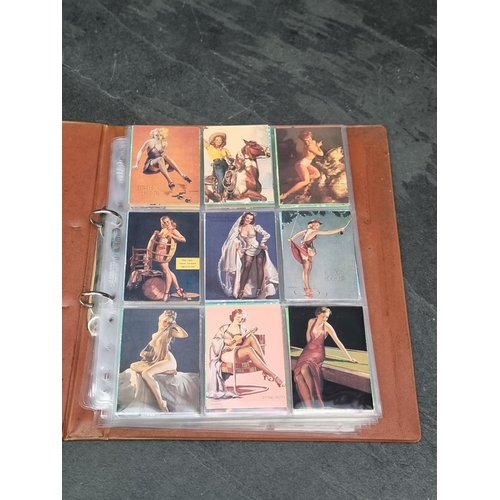 1298 - Comic Images: a binder containing a large quantity of collectors cards; together with three sea... 