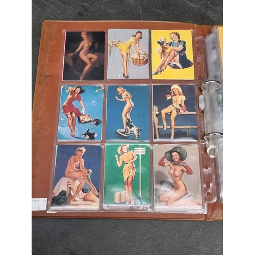 1298 - Comic Images: a binder containing a large quantity of collectors cards; together with three sea... 