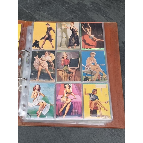 1298 - Comic Images: a binder containing a large quantity of collectors cards; together with three sea... 