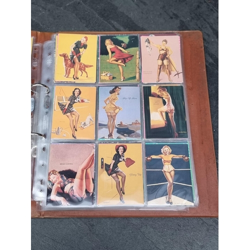 1298 - Comic Images: a binder containing a large quantity of collectors cards; together with three sea... 