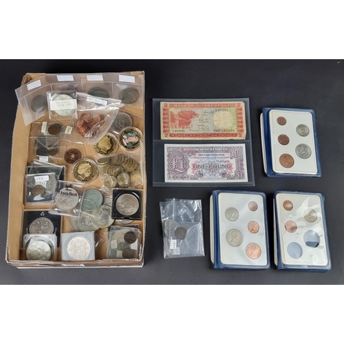 550 - Coins: a group of UK coins etc.