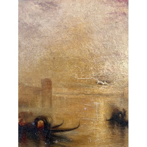 1112 - Manner of J.M.W. Turner, The Grand Canal, Venice, oil on canvas, 39 x 59.5cm.