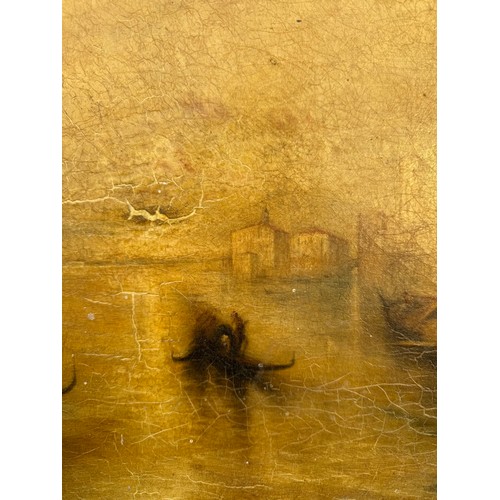 1112 - Manner of J.M.W. Turner, The Grand Canal, Venice, oil on canvas, 39 x 59.5cm.