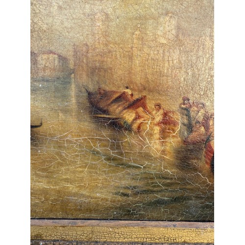 1112 - Manner of J.M.W. Turner, The Grand Canal, Venice, oil on canvas, 39 x 59.5cm.