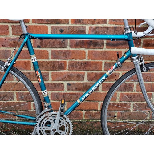 1458 - A 1960s Peugeot racing bicycle, 22in.