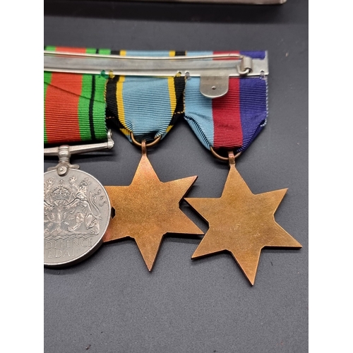 160 - Medals: a WWII group of five and related ephemera, to 1377079 W/O J A Wallis No.464 Squadron Royal A... 