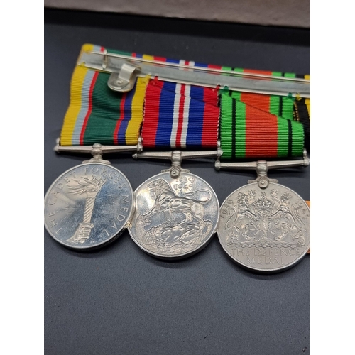 160 - Medals: a WWII group of five and related ephemera, to 1377079 W/O J A Wallis No.464 Squadron Royal A... 