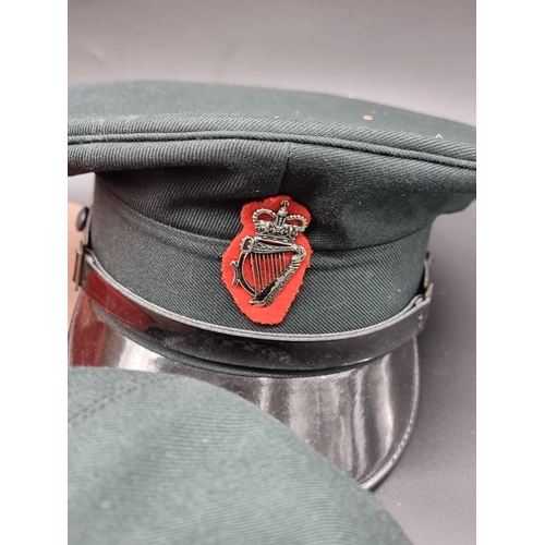 23 - A 1960s Gurkha Military Police officers slouch hat; together with two Royal Ulster Constabulary male... 