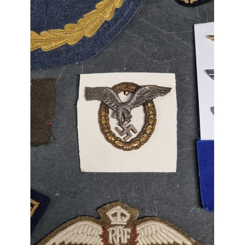 26 - British & Commonwealth Air Forces: WWII and later, badges, wings and insignia, to include a WWII... 