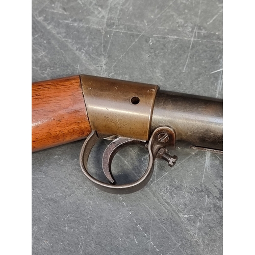 292 - A pre-war BSA Light Pattern Standard 0.177 air rifle, serial No.L39011, with replacement stock.... 