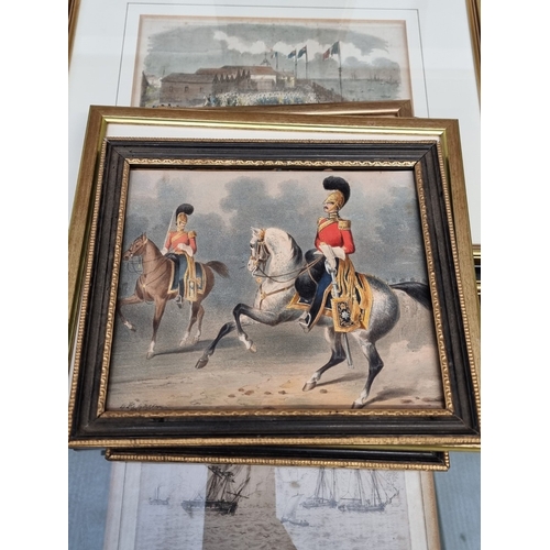 302 - A group of antique Duke of Wellington prints. (13)