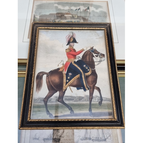 302 - A group of antique Duke of Wellington prints. (13)