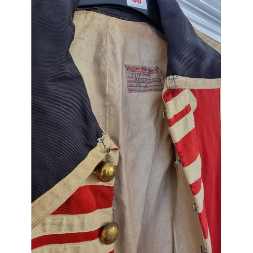 66 - Two circa 1940s/50s Hollywood movie military costume jackets, both labelled 'Western Costume Hollywo... 