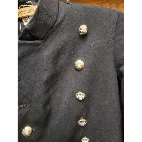 7 - A British army frock coat, possibly a Band Masters, with epaulettes for a Major.