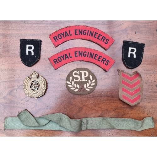 51 - Medals: a WWII Royal Engineers ‘R’ Force group, comprising: France & Germany Star, and War Medal... 