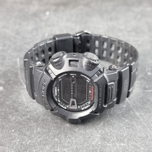 368 - A Casio 'G-Shock Mudman' quartz wristwatch, 45mm, Ref. 3031 G-9000MS, on original strap, boxed.... 