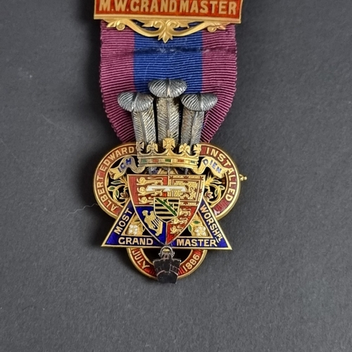 421 - Of Royal & Masonic interest: Albert Edward Prince of Wales, later Edward VII, Grand Master of th... 