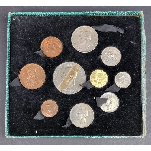 567 - Coins: a George VI 1951 Festival of Britain Proof ten coin Set, cased.