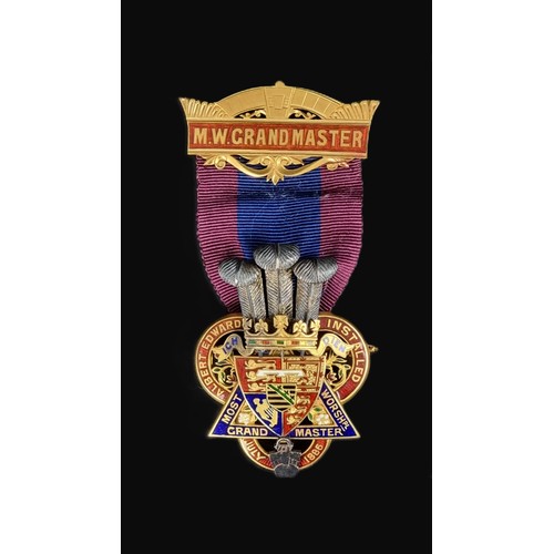 421 - Of Royal &amp; Masonic interest: Albert Edward Prince of Wales, later Edward VII, Grand Master of th...