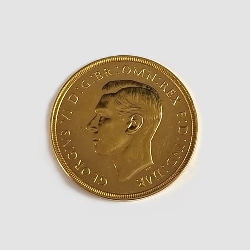 442 - Coins: a George VI 1937 proof gold double sovereign, (one of 5,501 struck).
