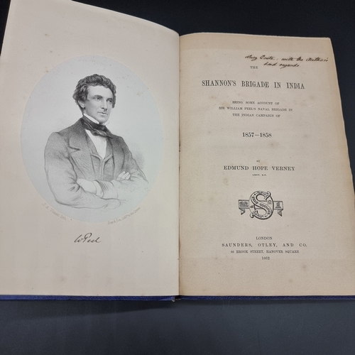 507 - INDIA: VERNEY (Edmund Hope): 'The Shannon's Brigade in India...being some account of Sir William Pee... 