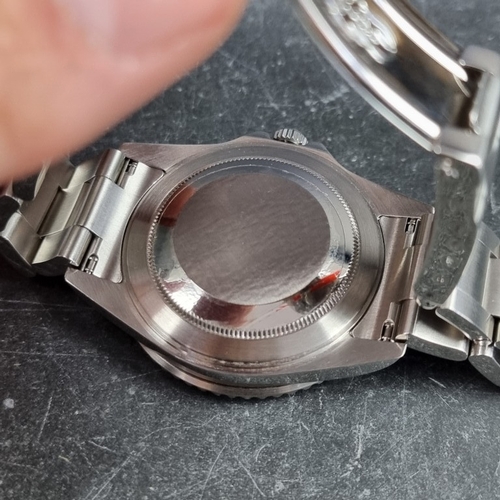 240 - A circa 2007 Rolex 'GMT-Master II Coke' stainless steel automatic wristwatch, 40mm, Ref. 16710, on o... 