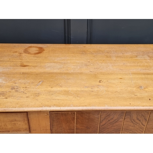 1001 - A 1950s Heal's walnut sideboard, 126.5cm wide, (lacking signed tablet).