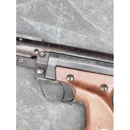 16 - A BSA 'Scorpion' 0.22 cal break-barrel air pistol, Serial No.RB53093; together with a Milbro 'Cougar... 