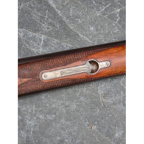 19 - A J P Sauer & Sohn 12 bore double barrel side by side shotgun, Serial No.2408.PLEASE NOTE A VALI... 