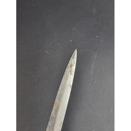 37 - An 1822 pattern infantry officer's sword, with 80cm single edged fullered blade, overall length 95.5... 