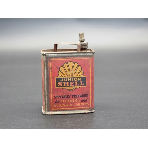 10 - A vintage 'Junior Shell' can, 12.5cm high.