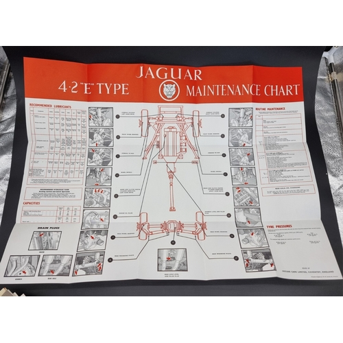 28 - Jaguar: a Series 1 4.2 'E' Type 'Operating, Maintenance and Service Handbook'; together with 'Mainte... 