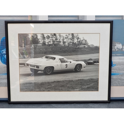 53 - A 2002 'Brighton Speed Trials' poster, 68 x 48cm; together with a 2005 Goodwood Revival poster, 82.5... 