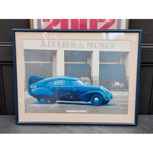 53 - A 2002 'Brighton Speed Trials' poster, 68 x 48cm; together with a 2005 Goodwood Revival poster, 82.5... 