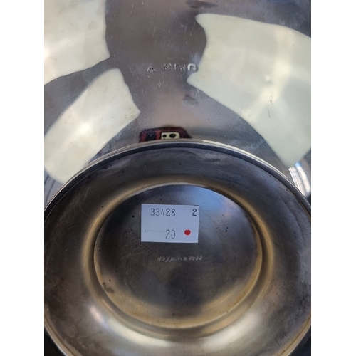 216 - A silver footed bowl, by&nbsp;Adie Brothers Ltd, Birmingham 1942, 25cm diameter, 366g.... 