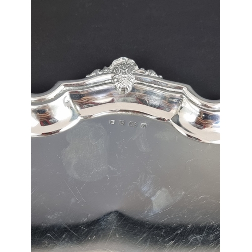 221 - A silver piecrust salver, by Charles S Green & Co, Birmingham 1934, 31cm diameter, 807g.... 