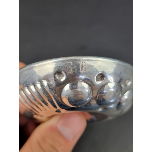 250 - A French taste du vin, with maker's mark CT, 7.7cm diameter.