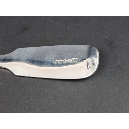 259 - A William IV silver serving spoon, by William Eaton, London 1836, 173g.