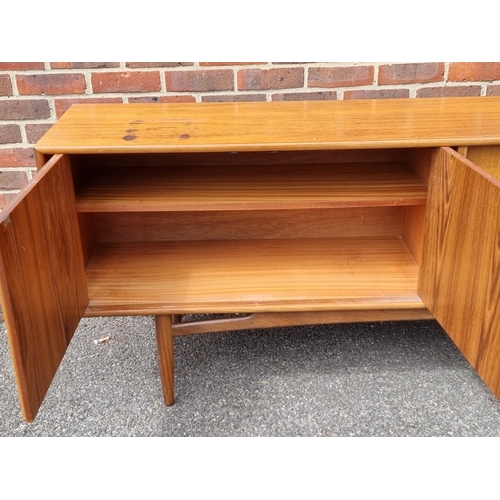 1052 - A mid-century G-Plan teak sideboard, 205.5cm wide.