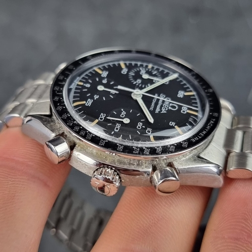 489 - A circa 1999 Omega 'Speedmaster' chronograph stainless steel automatic wristwatch, 39mm, Ref. ST175-... 