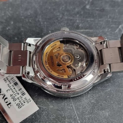 512 - A Seiko 'Presage' stainless steel automatic wristwatch, 41mm, Ref. 4R35-05A0, on original bracelet w... 