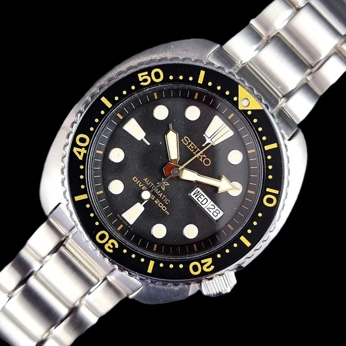 515 - A Seiko 'Prospex Air Diver's' stainless steel automatic wristwatch, 44mm, Ref. 4R36-04Y0, on origina... 
